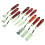 Rosa Palette Knife Rectangular No.9 / 6.5cm - Stainless Steel Blade, Dark Wood Handle, Precise Mixing & Application Tool 2
