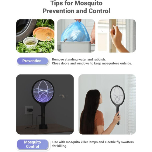 Raicéad Zapper Mosquito 4000V le Solas Corcra, 2