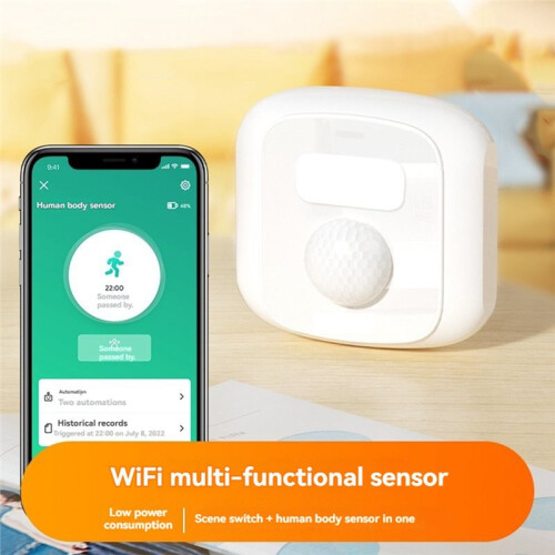 Tuya WiFi Human Motion Sensor with Light Sensor  PIR Human Motion Detection Scene   LIfe 2