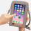 Bolsa transversal para celular Touchable para mulheres – Cinza escuro 4