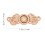 Retro Cheongsam-knapper i sinklegering, 6 par 2