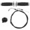 FRCOLOR Black Motorcycle Throttle Cable Set with Grips 6