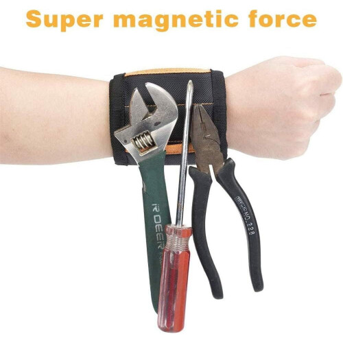 Magnetisk armbånd til mænd – 15-delt magnet, 36 cm, 2