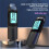 Digital Alcohol Tester USB Rechargeable High Precision Breathalyzer Alcometer LCD Display Professional Portable 2