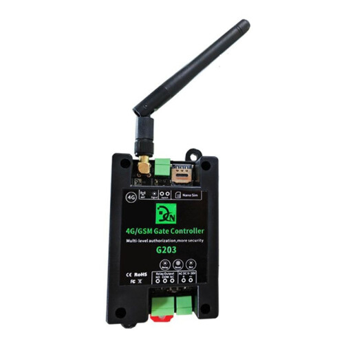 GSM 2G Access Controller Remote Control Gate Opener Remote /Off Relay  for Access Control Garage Door US Plug 2