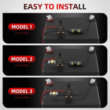 For Car 12V Remote Battery Disconnect 250A Anti-Theft Remote Control with Two Wireless Remote Control