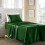 Twin Satin Sheet Set – 100% Polyester, 4-Piece, Deep 3