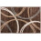 Wavy Circles Accent Rug Brown 2 ft x 3 ft 3