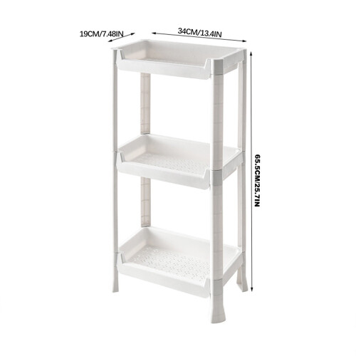 Kitchen Rack Floor-standing Multi-layer Storage Rack Bathroom Mobile Vegetable Cosmetics Storage Rack 1