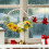 Artificial Sunflower Wreath with Wooden Beads 4