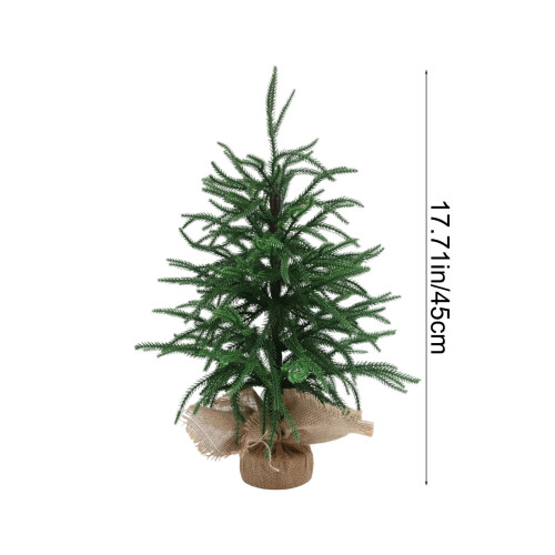 2ft Mini Artificial Christmas Tree Green 45cm 2