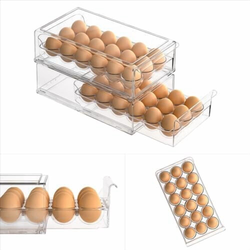 BPA-Free Stackable Egg Storage Tray – 18 Capacity 2
