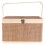 Bamboo Storage Basket with Lid, 32x22x20cm 3