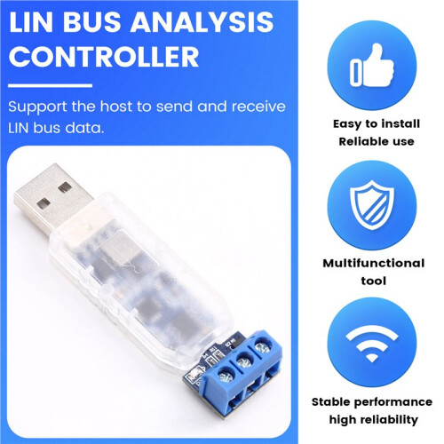 A10RR LIN Bus Analysis Controller USB to LIN Debugger LIN Bus Analyzer(1PCS) 1