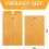 Pacote com 20 Envelopes  de 25,4 X 33 cm (10 X 13 Polegadas) com Fecho de Pressão e Cola Adesiva para Uso em Escritórios, Escolas e Residências. 3