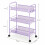 Metal Rolling Cart3-Tier with Mesh Wire and3Hooks 8