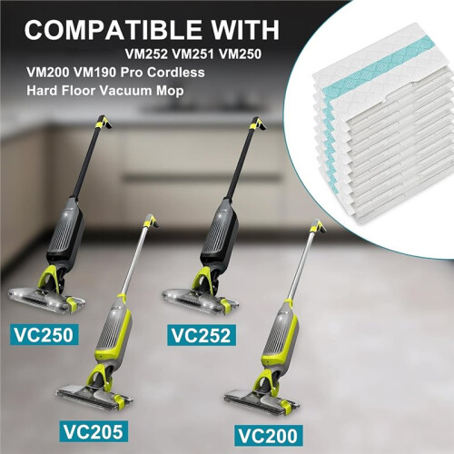 Replacement Pads for  VACMOP Pro for Hard Floor Cleaning 20 Pack 2