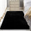 Black Modern Carpet 60x90 cm Soft Area Rug 4