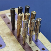 24pcs Metal Cribbage Pegs,Cribbage Board Pegs,Versatile Tapered Fit 1/8 Hole Peg Board Game Crib Board Pegs Pins