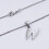 925 Sterling Silver Initial Pendant Necklace 18 inch 5