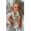 Bebê Reborn realista de 56 cm (22 polegadas), corpo inteiro em vinil, menina articulada, boneca realista com acessórios e brinquedo de 5