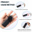 Personal Safety Alarm Keychain with LED Light 130dB Black 4