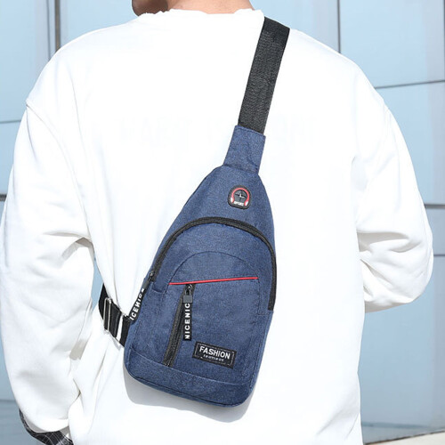 Τσάντες Crossbody για άνδρες, σακίδιο πλάτης ώμου, μικρό σακίδιο πλάτης με ιμάντες 1