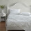 Twin XL Cotton Percale Sheet Set Floral Green 4