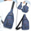 Τσάντες Crossbody για άνδρες, σακίδιο πλάτης ώμου, μικρό σακίδιο πλάτης με ιμάντες 5