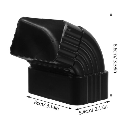 Aluminum Gutter Connectors Rain Downspout Elbows Corrugated 1