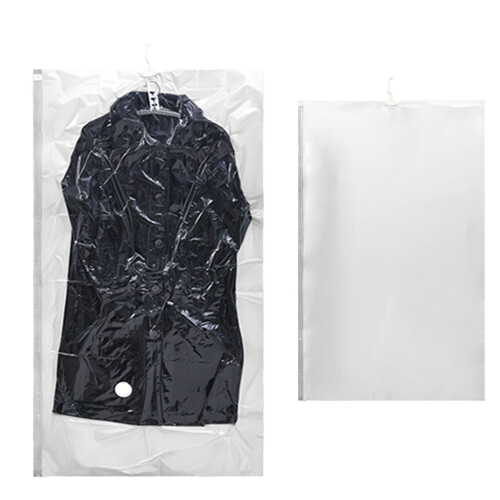Hanging Vacuum Storage Bags for Clothes, Reusable 1