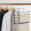 5-Tier Swing-Arm Pants Hanger – Metal, Space-Saving, Black 2