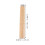 2Pcs Replacement Wooden Spatula Handle Light Yellow Anti-Scald Solid Wood Handle For Kitchen Utensils 2