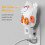 Halloween night light ghost design 360 rotatable 1 pack 3