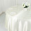 Ivory satin round tablecloth 132 inches 4