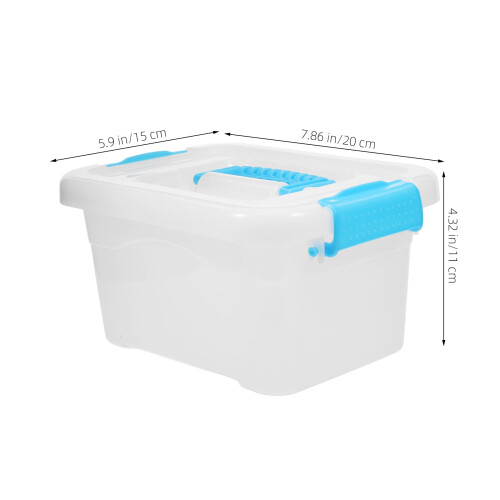 Laundry Pod Container Dryer Sheet Holder Laundry Room Storage Rectangle Plastic Storage Box With Handle Lid Home Decor 1