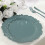 BalsaCircle 20 Dusty Blue Round 10" Plastic Dinner Plates Reef Design Disposable Tableware 4