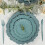 BalsaCircle 20 Dusty Blue Round 10" Plastic Dinner Plates Reef Design Disposable Tableware 5
