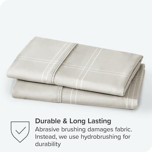 Microfiber King Pillow Cases Double Brushed 2-Pack 1