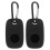 2 Pieces Tile Mate Tracker Case Tiles Cover Accessory Key Holder Keychain Black 3