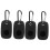 2 Pieces Tile Mate Tracker Case Tiles Cover Accessory Key Holder Keychain Black 4