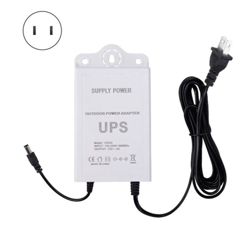 12V-2A Uninterruptible Power Supply for WiFi Modem Router Security Camera  UPS Battery Backup Protector US PLUG 2