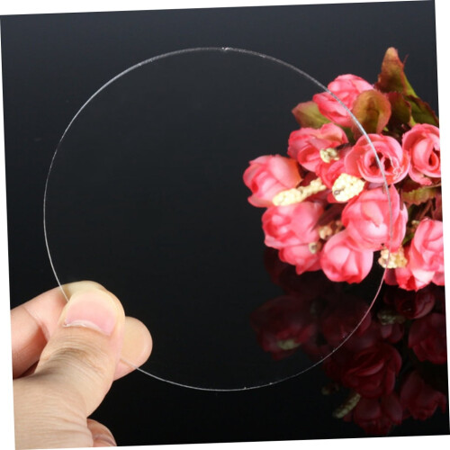 Acrylic Round Discs Clear Acrylic for Projects Smooth Surface for DIY and Professional Use 2