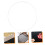 Clear Acrylic Round Discs Smooth Surface 10pcs 8