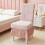 Coprisedia in tessuto jacquard spesso, stile gonna 5