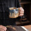 Keramisk kaffekrus mineralkrystaldesign 12oz 7