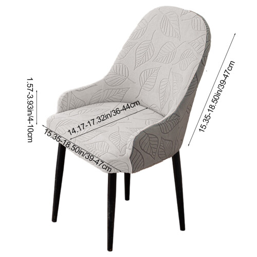 Stretch Dining Chair Covers Nylon-Spandex 1 Pack 2