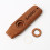 Mahogany kazoo wind instrument with membrane 7