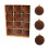 Flocked Christmas Balls Brown 12-Piece 2