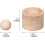 Solid Wood Dumpling Press & Maker Set - Handheld Dumpling Wrapper Tool with Smooth Polished Edge, Easy to Clean, Compact Design (1 Pack)DSF 8
